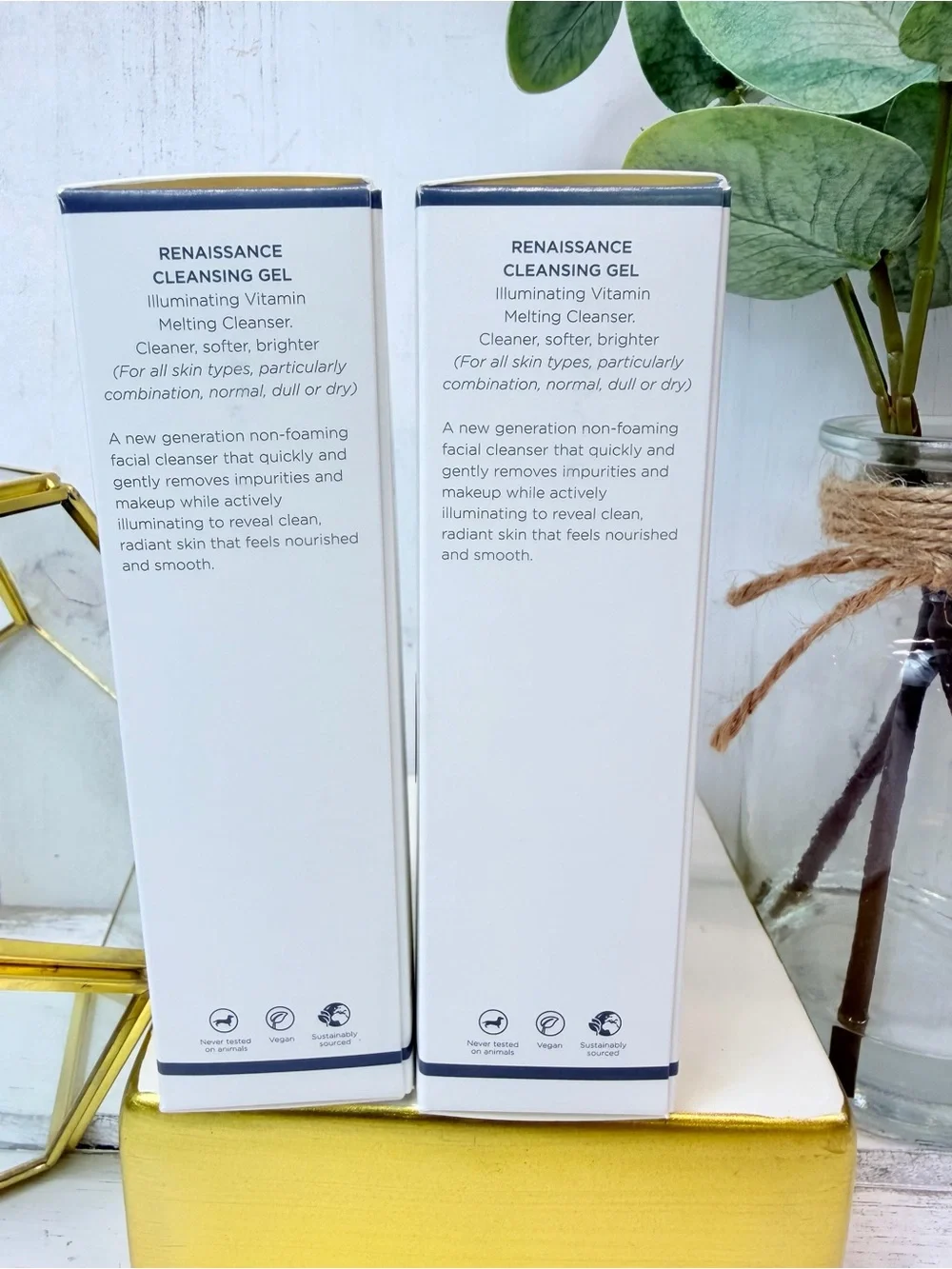 Oskia London Renaissance Cleansing Gel Bundle of 2 Travel Size Cleansers NWT